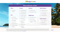 Desktop Screenshot of budgetair.com