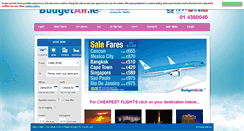 Desktop Screenshot of budgetair.ie